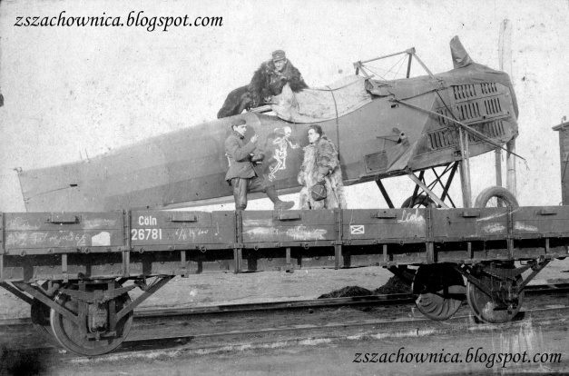 Breguet XIVA2 na lorach kolejowych w Baranowiczach 18.11.1920 roku