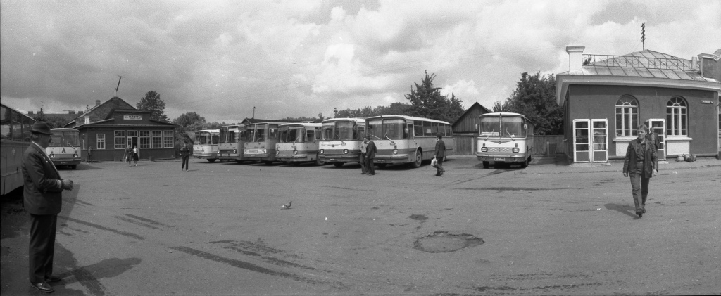 1985 год. Стары аўтавакзал на вуліцы Прытыцкага ў Баранавічах. Baranowicze